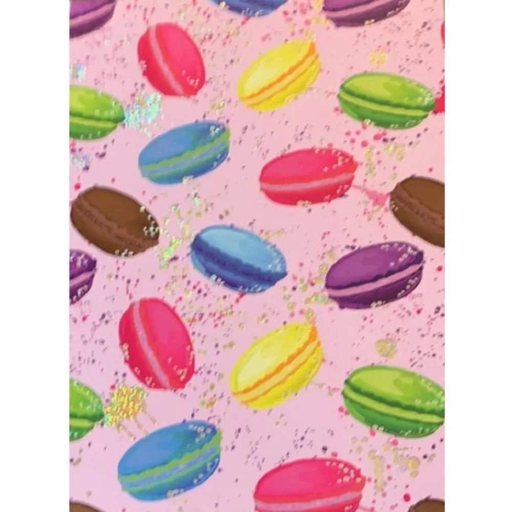 Fun Colorful French Macaroon Notebook